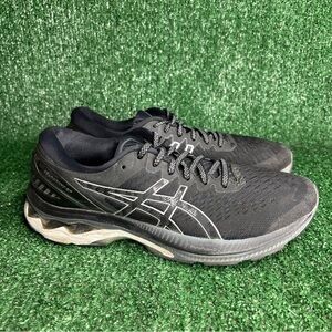 Asics Womens Gel Kayano 27 Black Running Shoes Sneakers Size 9.5